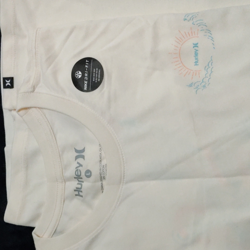 SOLD🆕WT🧞♀️HURLEY🧜♂️NIKE*DRI-FIT🧜♀️MERMAID🪄🔮🕶️🌊LARGE - Picture 4 of 6